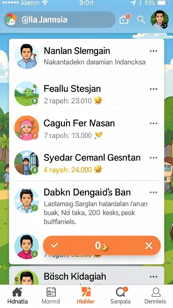 678luck - Pemandangan level yang sangat detail dan penuh warna.