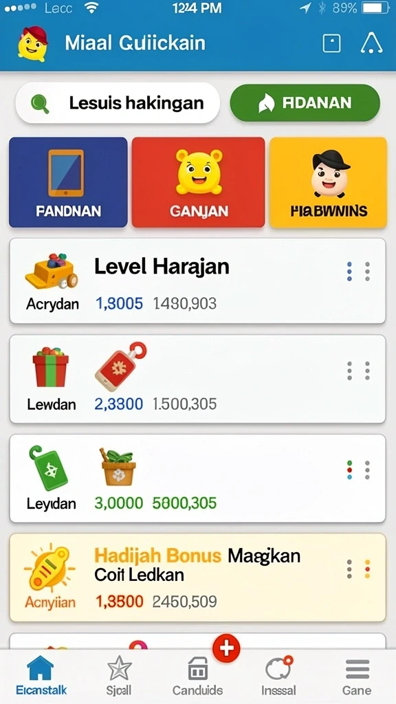 cendana777 - Tampilan layar utama CENDANA777 yang menarik.