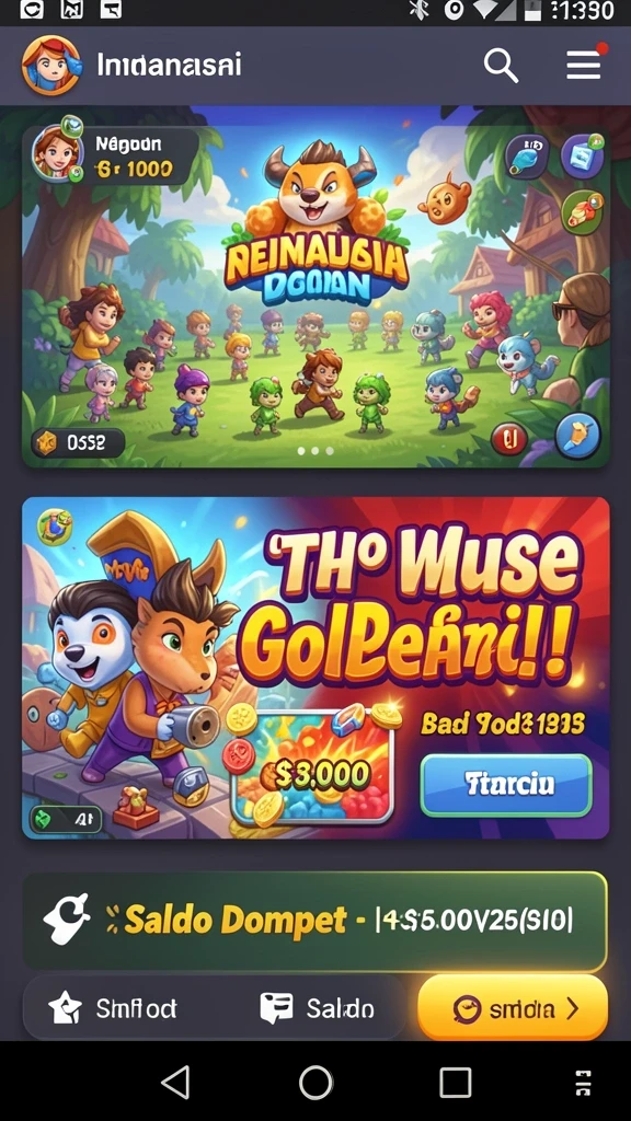 kopi4d - Screenshot menampilkan momen seru dalam gameplay KOPI4D.