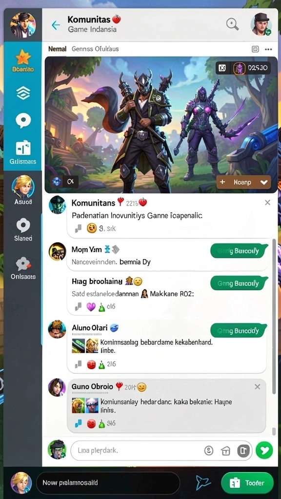 yyrr - Tangkapan layar yang menampilkan upgrade karakter yang mengesankan.